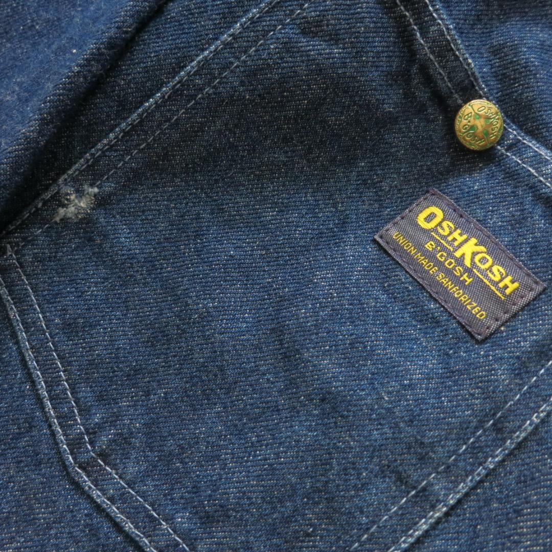 40 Oshkosh B'GOSH USA製 デニム カバーオール ジャケット