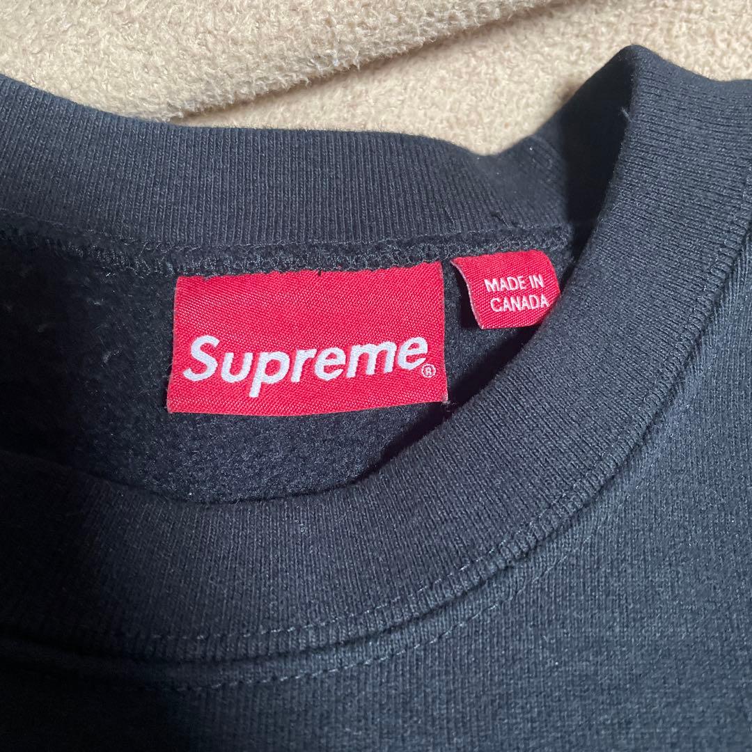 シュプリームsupreme スモールボックススウェットM 黒