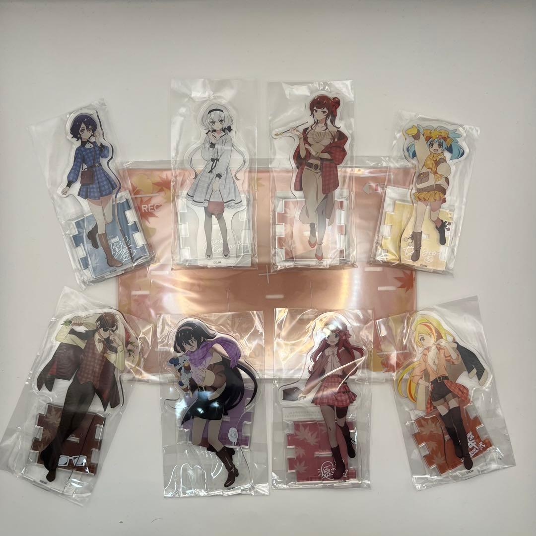 ゾンビランドサガ　アクリルスタンド ハンズコラボ　台座付き　コンプリートセット