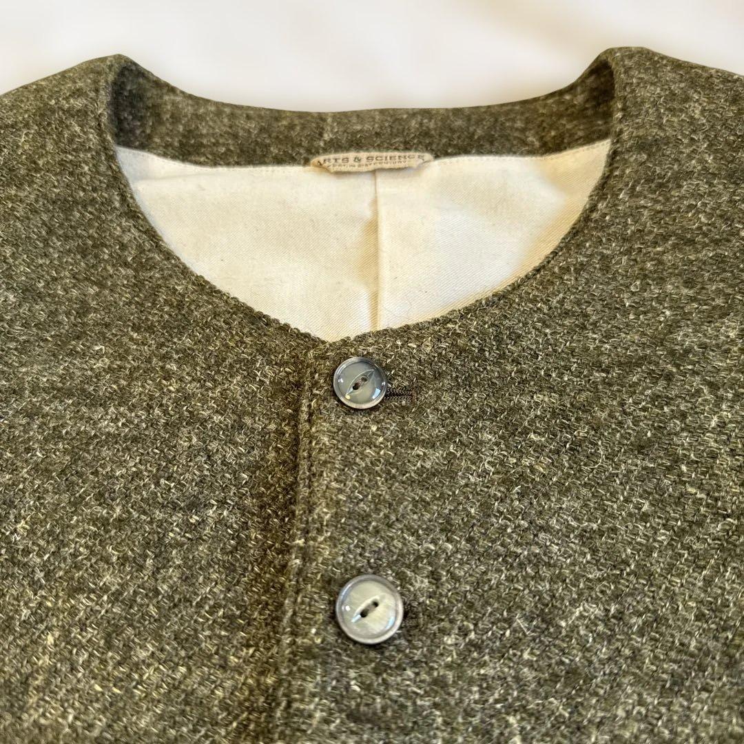 ARTS&SCIENCE アーツアンドサイエンス　ウールリネンベスト　サイズ2