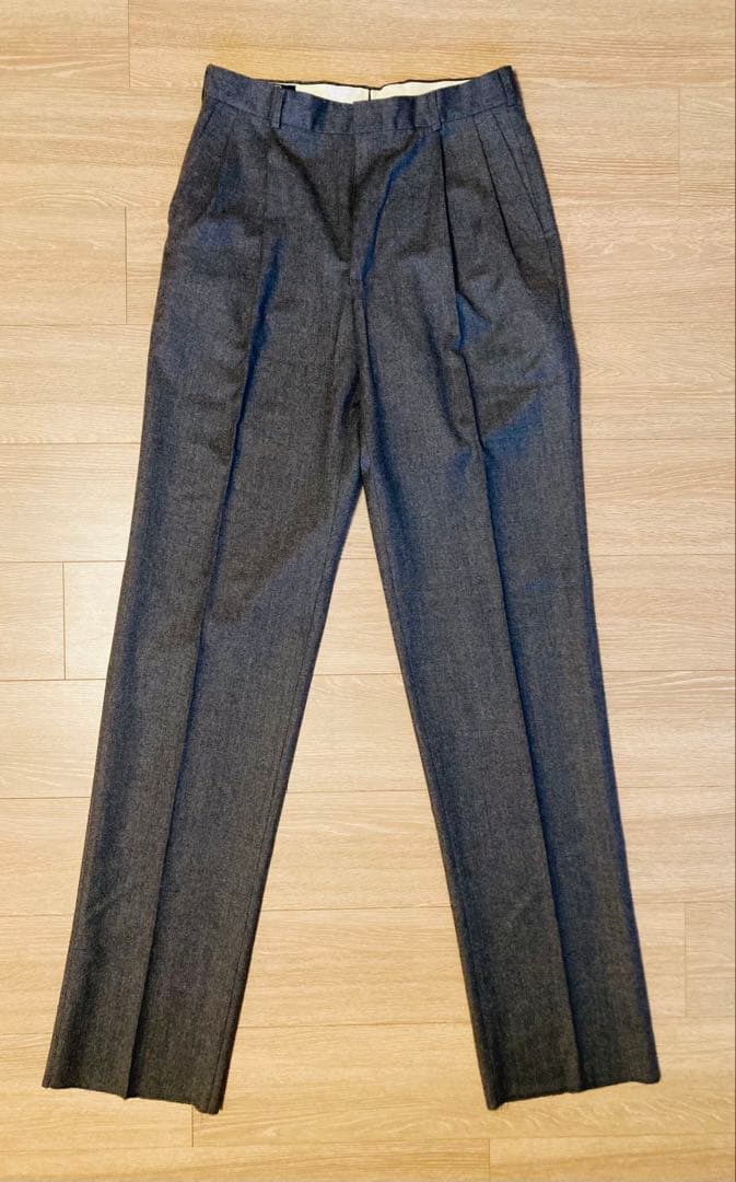 POLO ラルフローレン アメリカ製 ツータック ウール スラックス 82