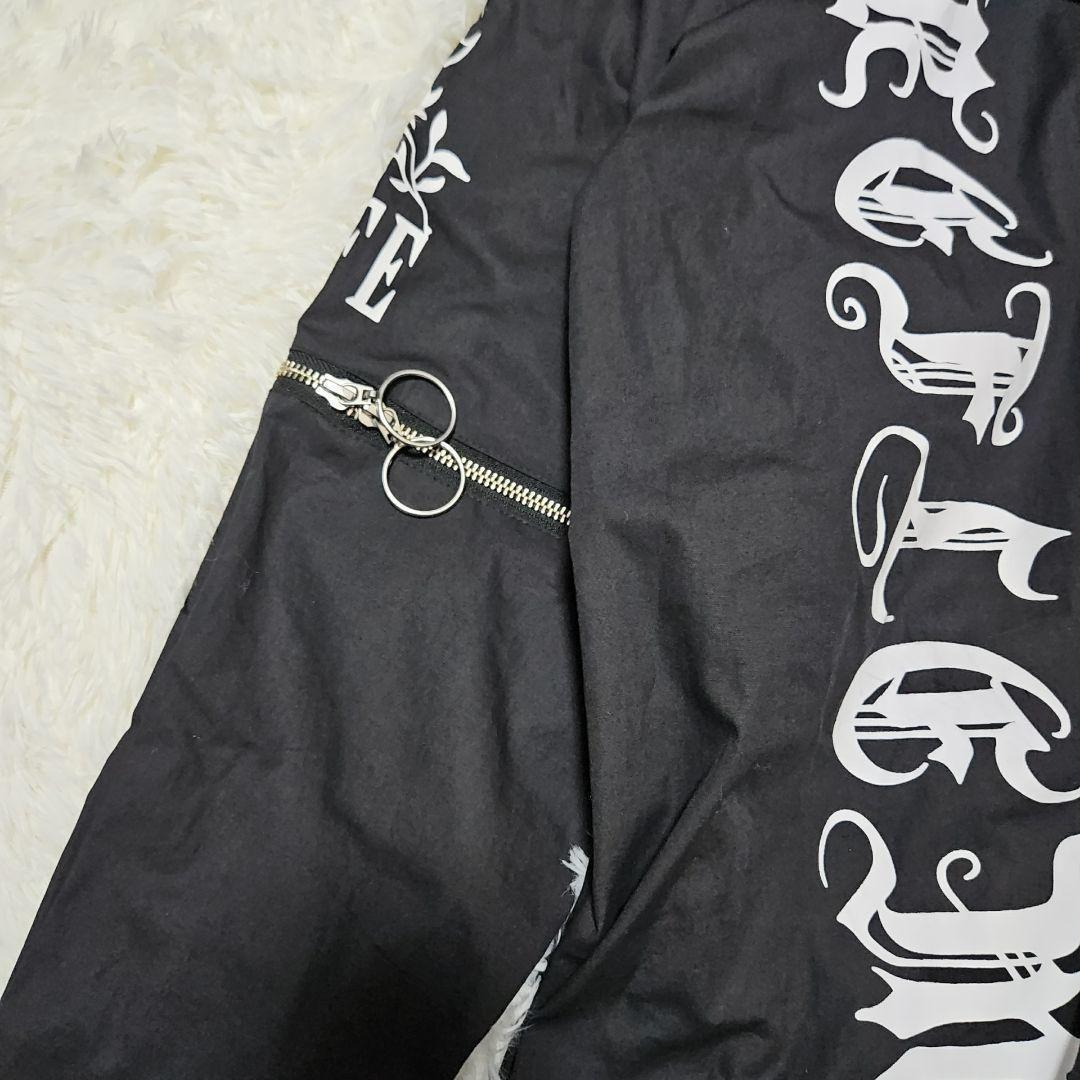 美品♥ レフレム 【F】Dリングデザインロングシャツ ブラック レディース