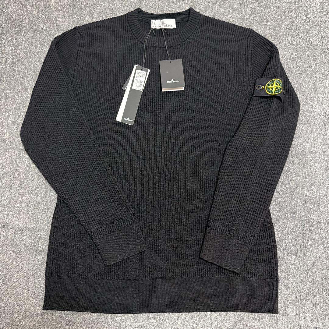 STONE  ウール ニット セーター ブラック XLサイズ