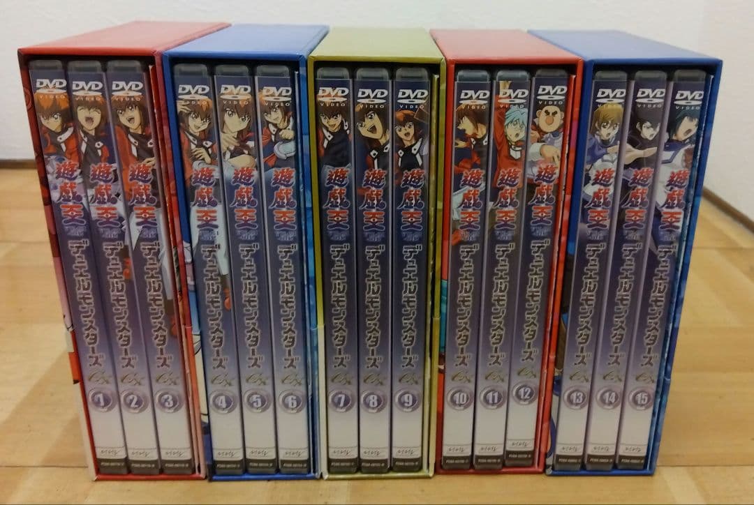 遊戯王デュエルモンスターズＧＸ ＤＶＤＢＯＸ １〜５【中古品】帯付き・欠品無し