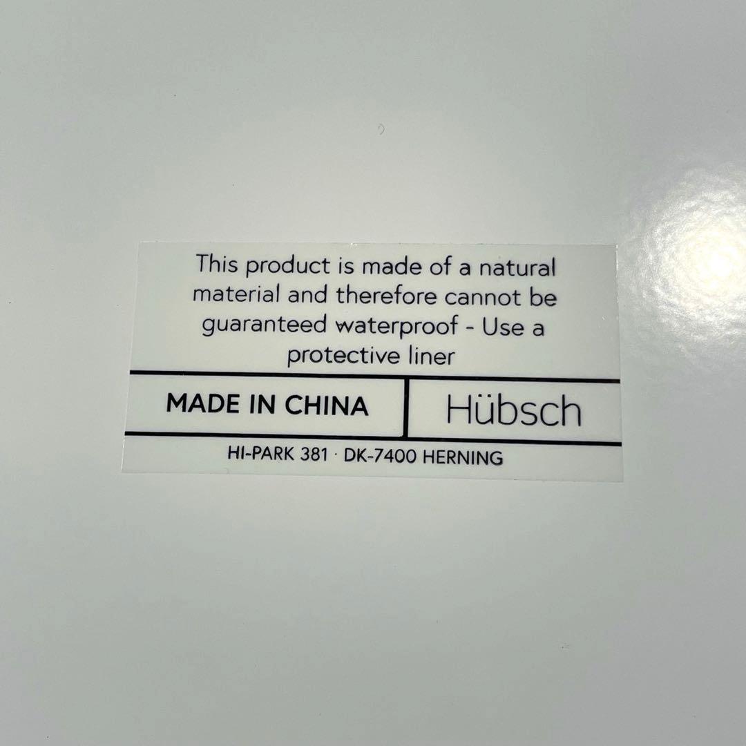 【未使用】Hubschヒュプシュ 鉢カバー プランタースタンド 白 φ25