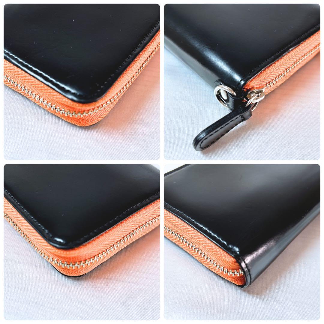 限定品 PORTER 6連 キーケース カードケース ガラスレザー ブラック