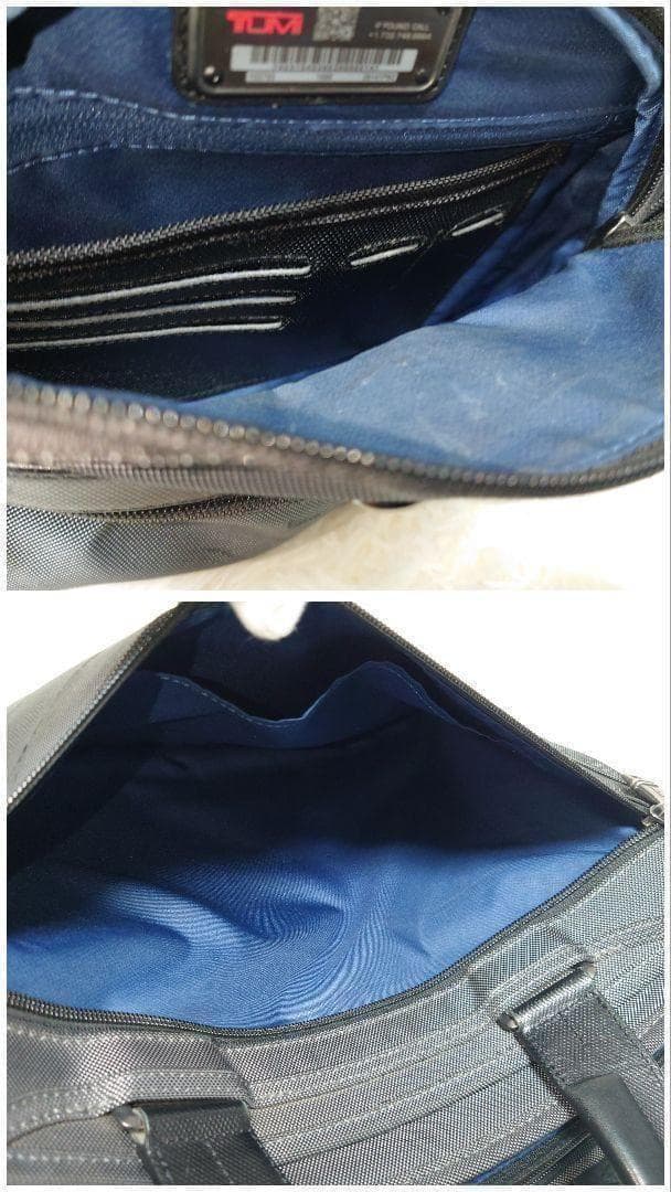 TUMI 拡張 2way ビジネスバッグ ショルダー グレー A4収納 多収納