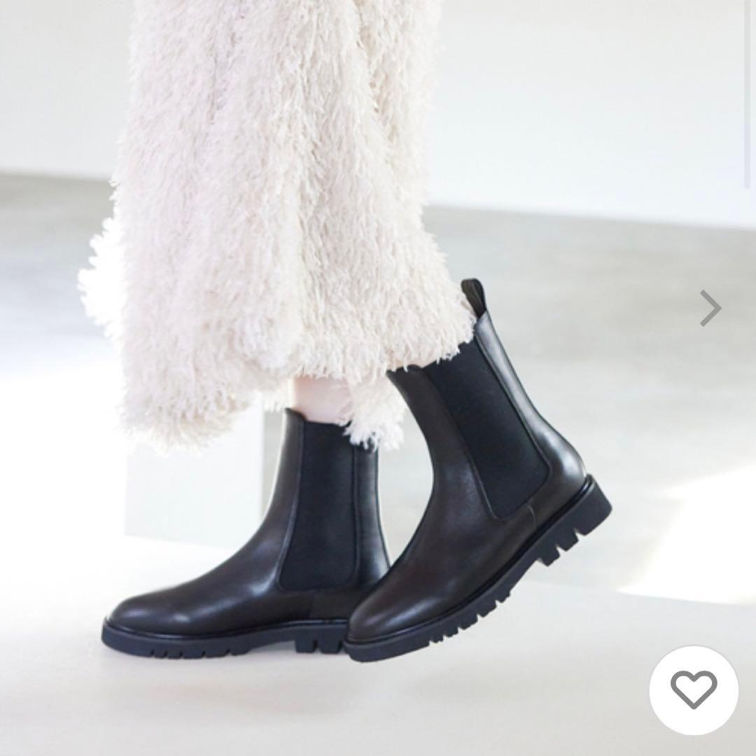 スローブイエナ　SLOBE IENA サイドゴアブーツ　 ブラック　25㎝