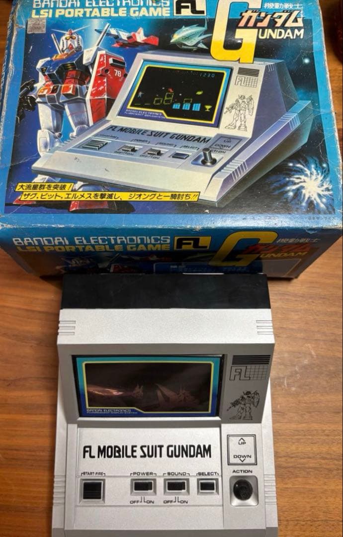 美品 BANDAI バンダイ FLモビルスーツガンダム LSIポータブルゲーム