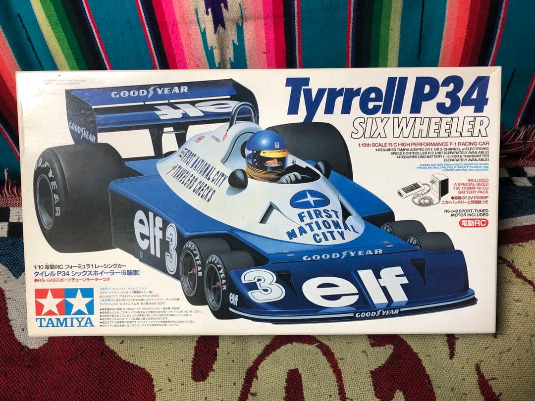 未開封TAMIYA 1/10電動RCタイレルP34シックスホイーラーラジコン