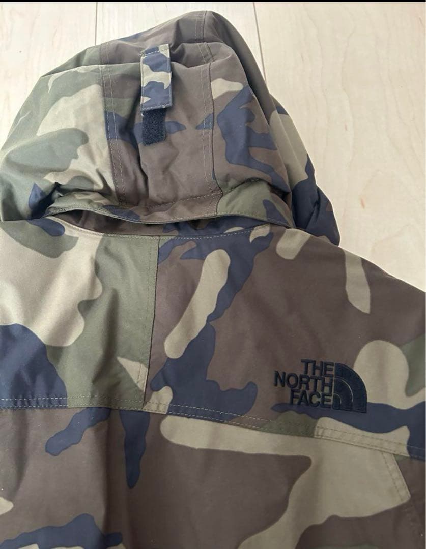 THE NORTH FACE 迷彩オーバーオール　スキーウェア　スノーボード