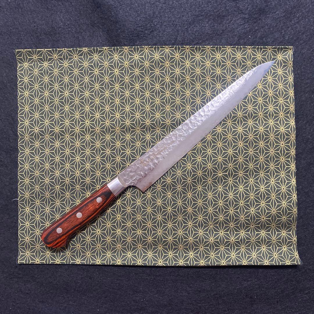 堺孝行 33層 槌目ダマスカスVG10 筋引 240mm