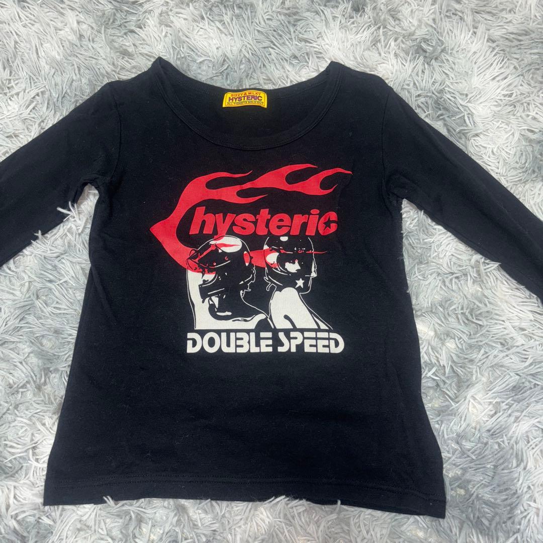 ヒステリックグラマー ロンT 長袖 DOUBLE SPEED