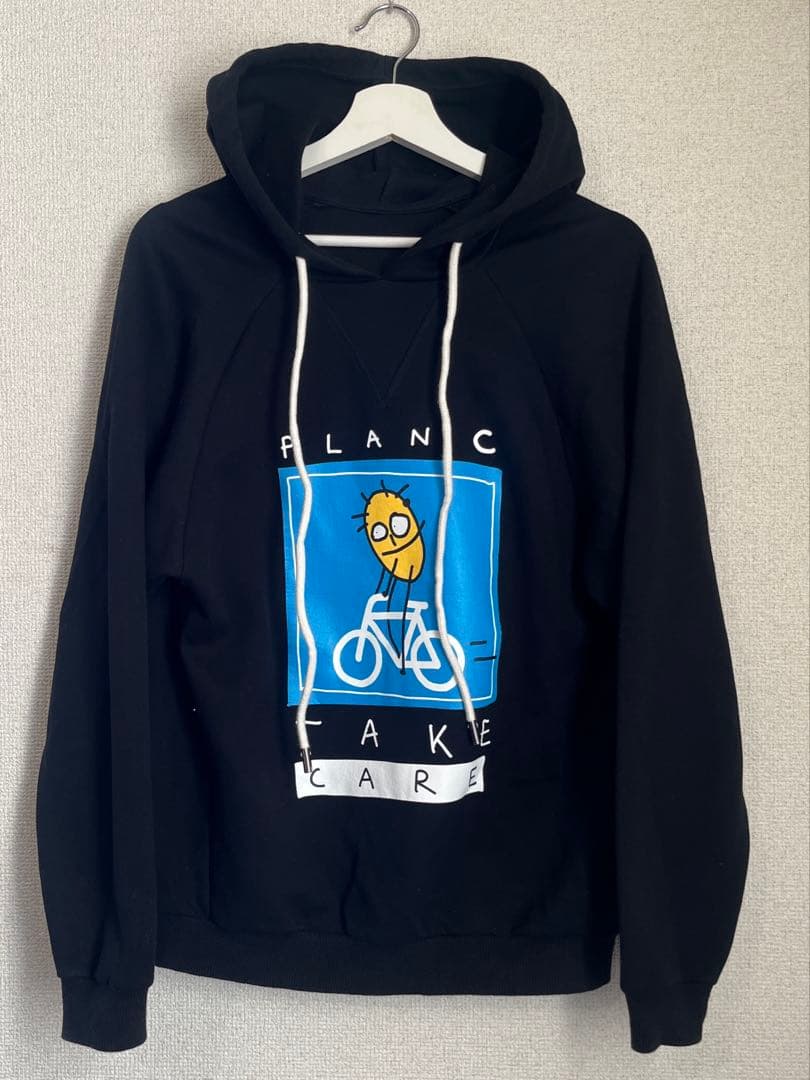 PLANC プルオーバーパーカー　プリント　TAKE CARE