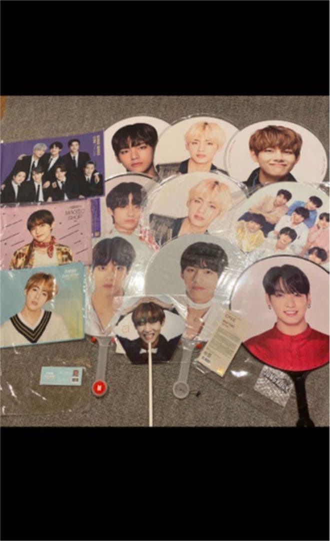 BTS テテ　テヒョン　V うちわ　まとめ売り