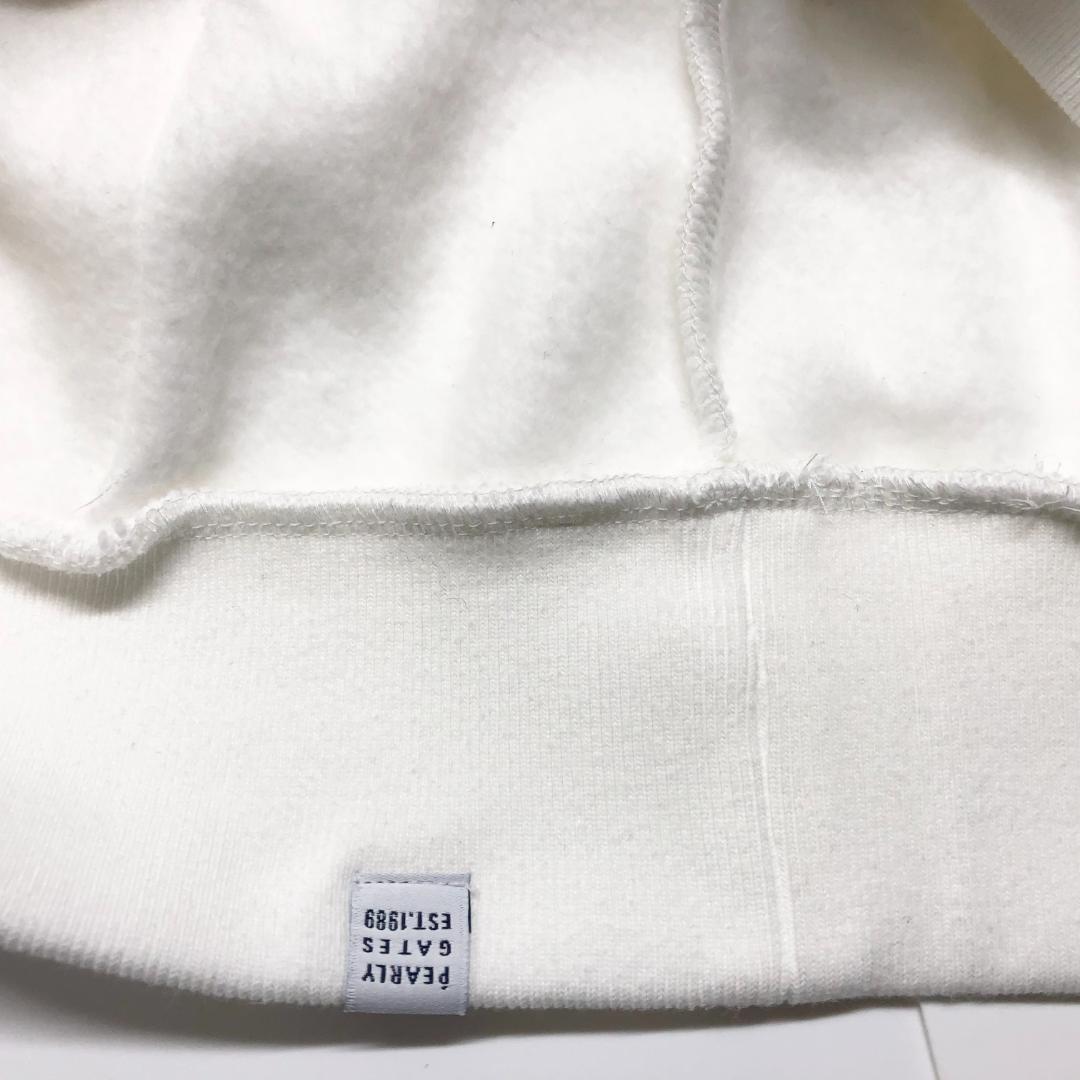 ○★新品未使用　PEARLY GATES　裏起毛パーカー　0　ホワイト