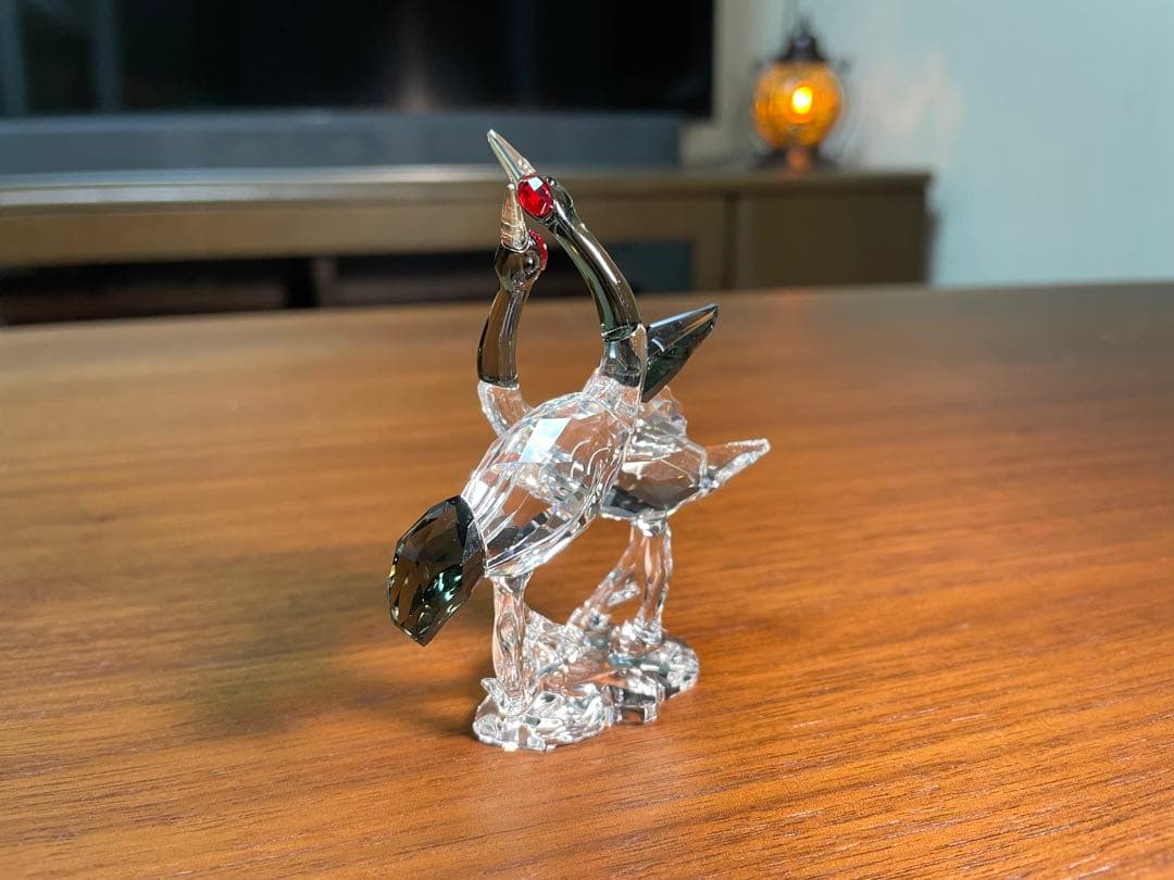 swarovski スワロフスキー 置物 タンチョウ ツル