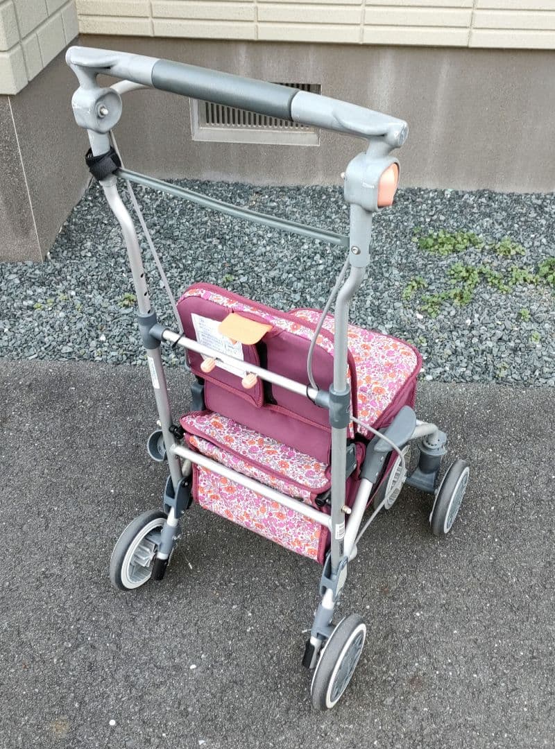 幸和製作所 花柄 シルバーカー テイコブ カゴノアM SLM05 歩行介助