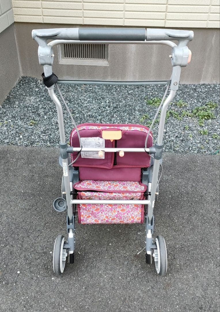 幸和製作所 花柄 シルバーカー テイコブ カゴノアM SLM05 歩行介助
