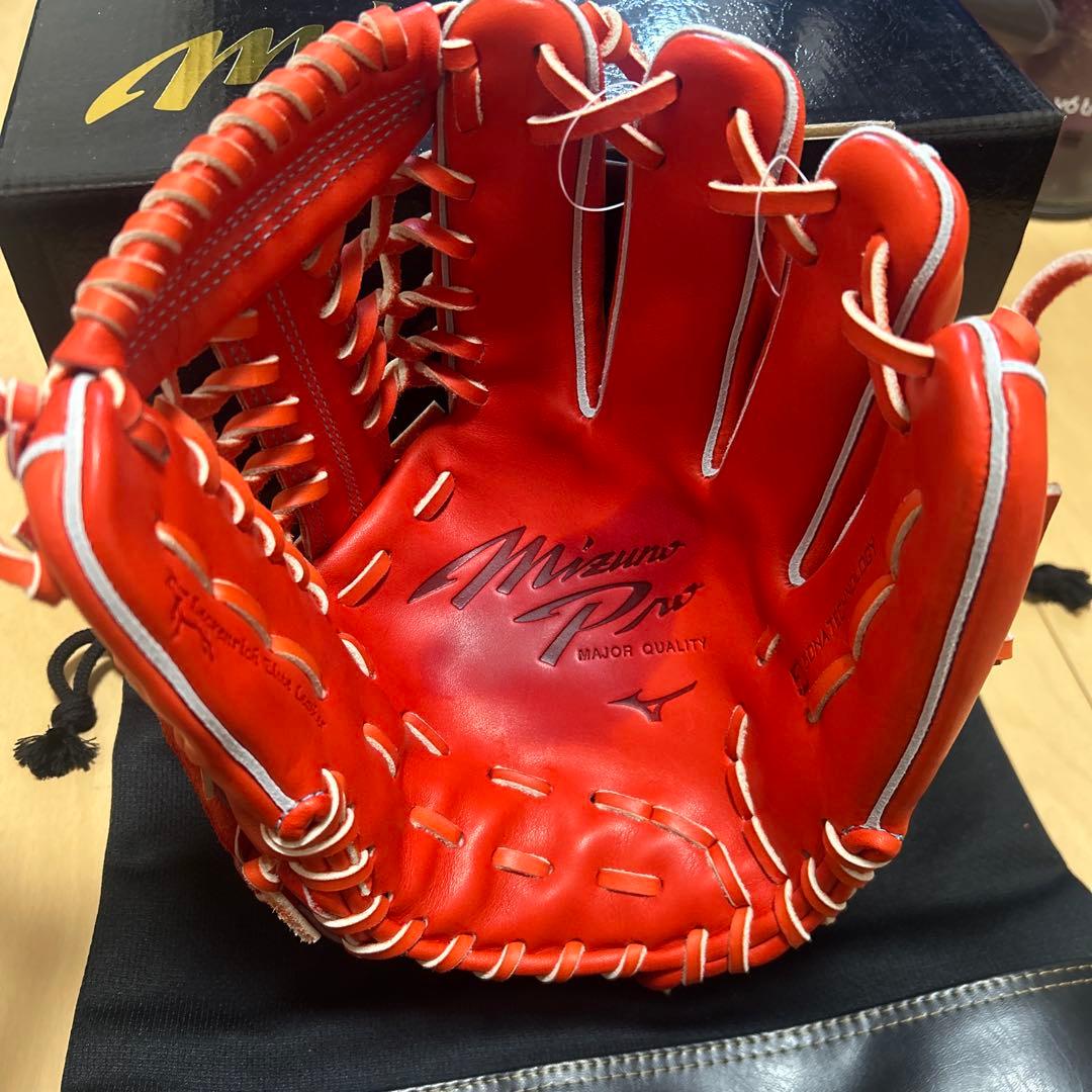 ミズノプロ　硬式内野手用　ダイバーシティブルー