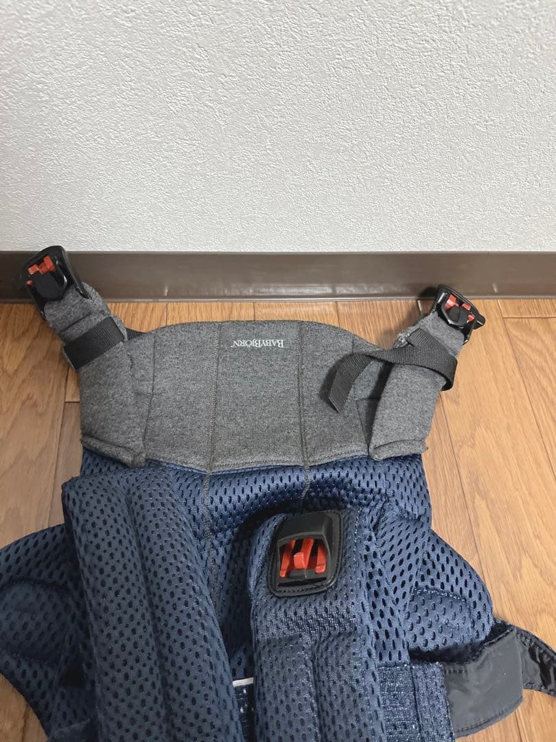 【超美品】ベビービョルン　ハーモニー　抱っこ紐　メイビーブルー