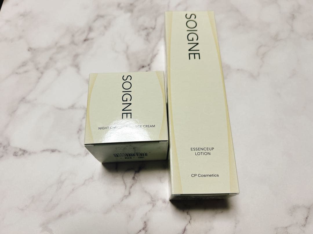 新品未使用★SOIGNE ナイトクリーム & エッセンシャルローション