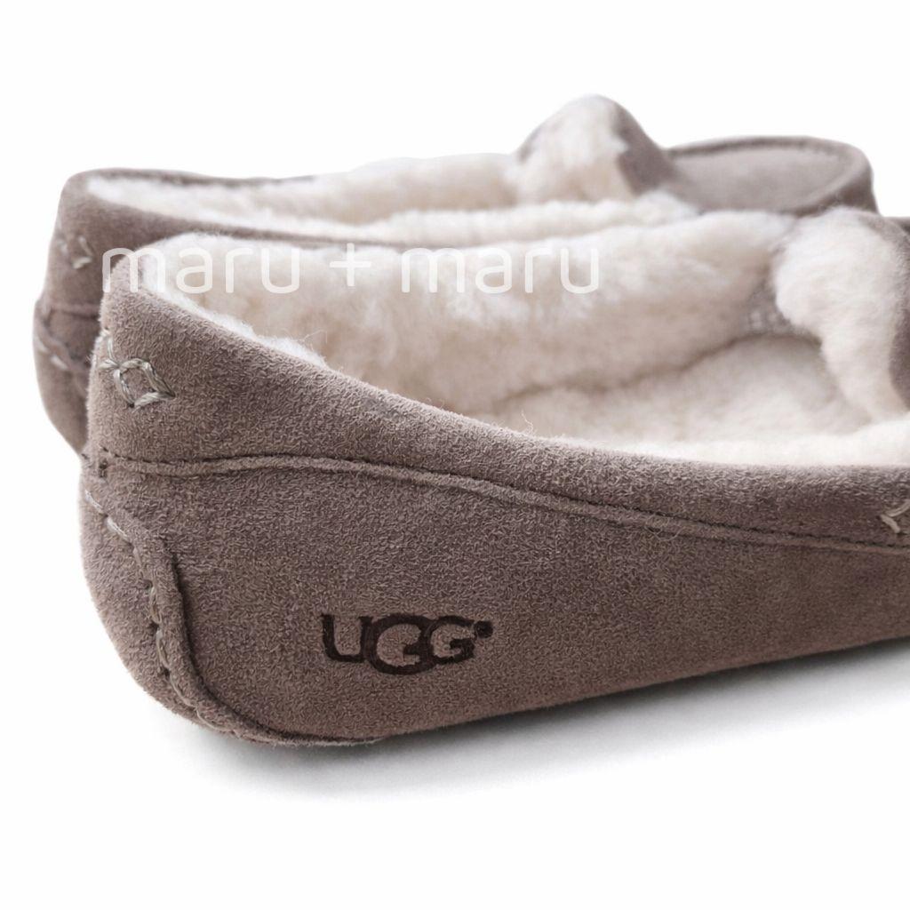 最終価格【UGG】モカシン グレー(グレージュ)24.0cm