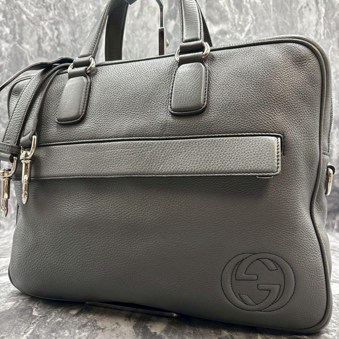 ふく ✨GUCCI 2way ビジネスバッグ