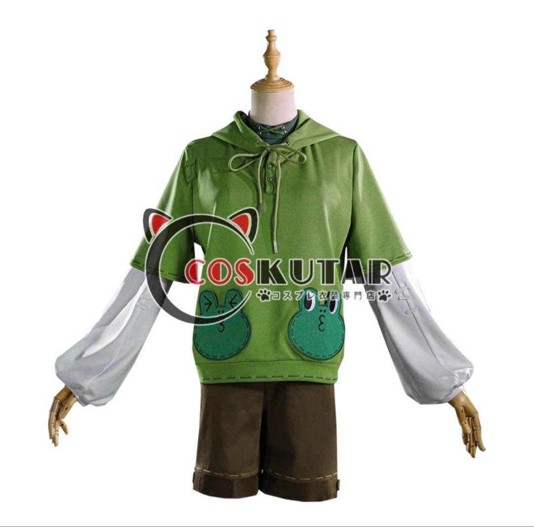 【コスプレ衣装】第五人格/火災調査員　靴ウィッグ付きフルセット