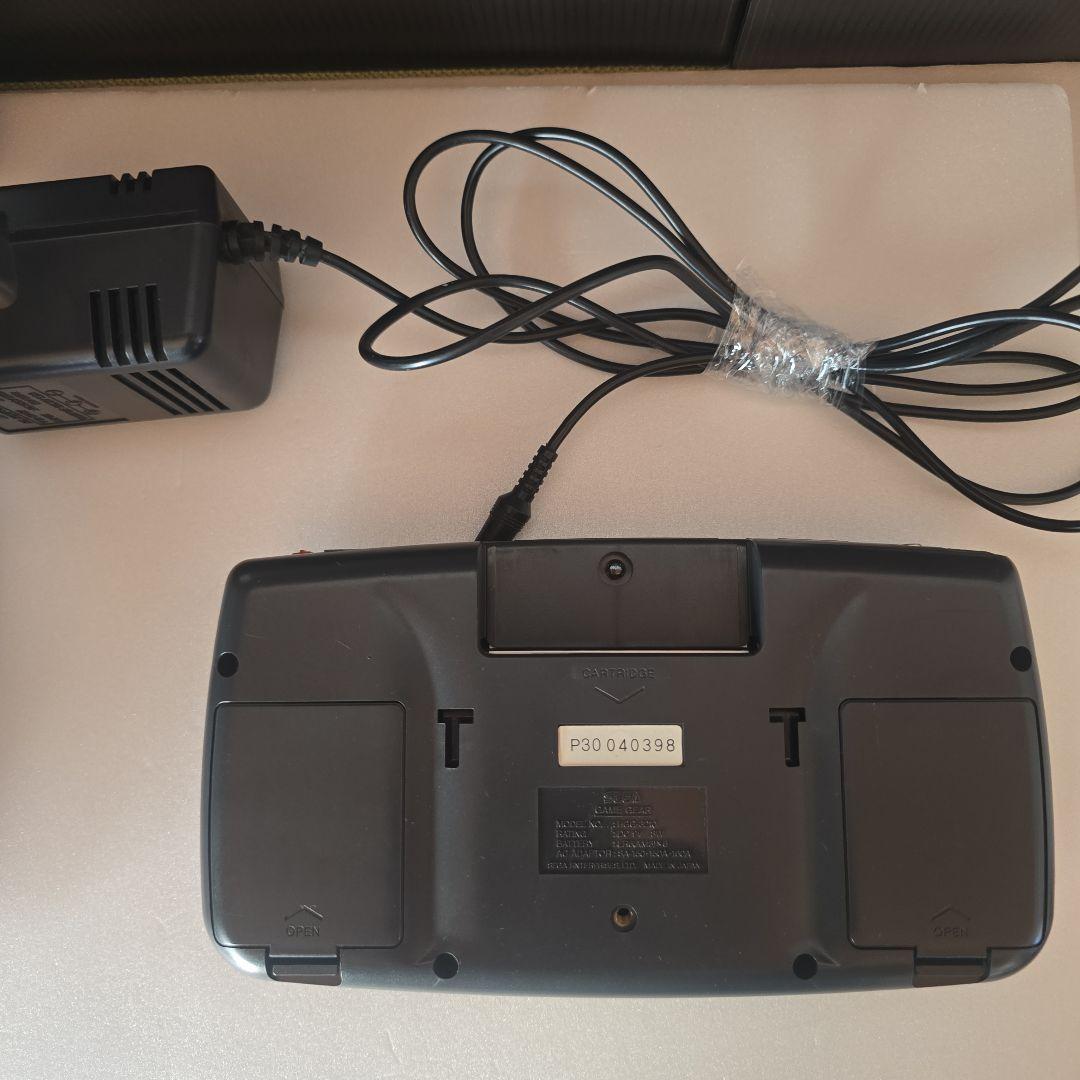 【昭和レトロ】ジャンクGAME GEAR 本体＋ゲームカートリッジ６本セット