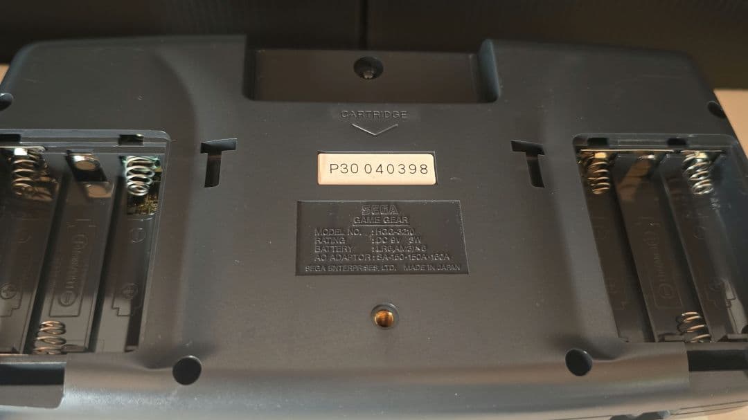 【昭和レトロ】ジャンクGAME GEAR 本体＋ゲームカートリッジ６本セット