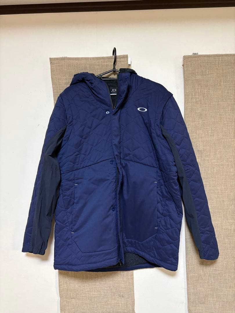 Oakley ゴルフ ジャケット 紺色 袖取り外し可能