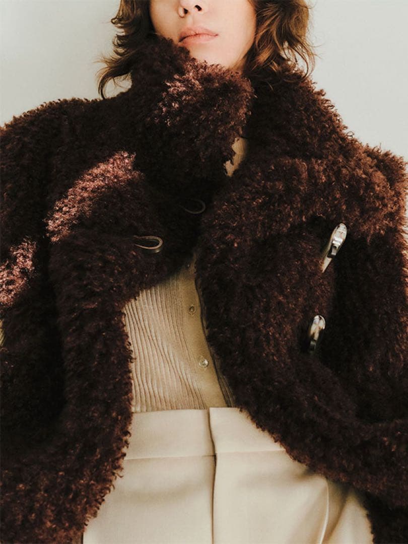 限定値下げ ETRE TOKYO SANTE クリンプフェイクファーベスト 新品