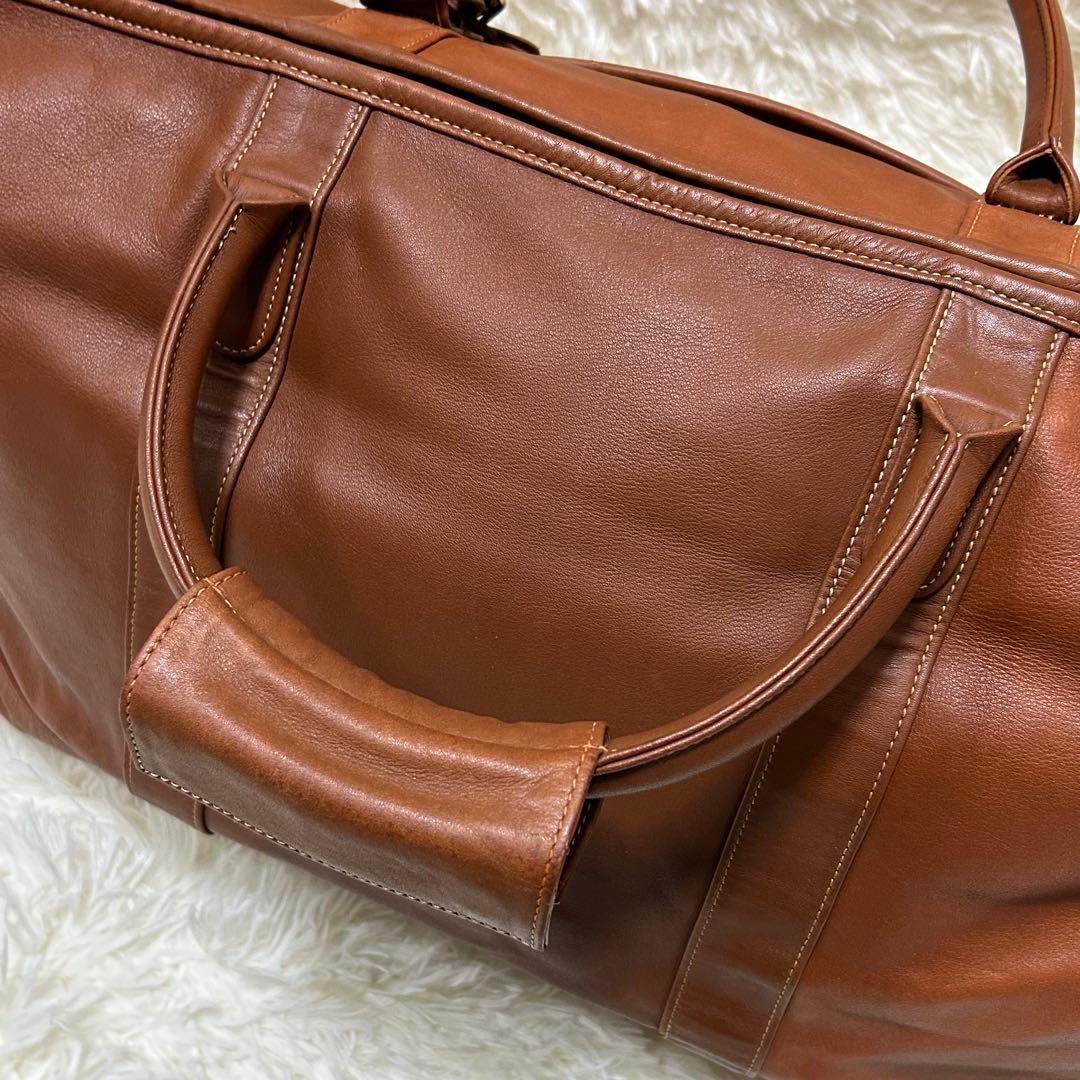 【極美品/超希少】廃盤型　定価20万 コーチ ボストンバッグ 大容量 2way