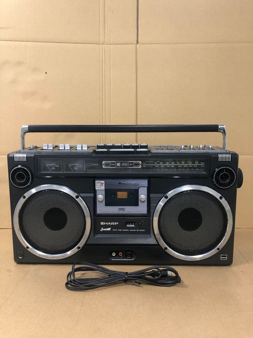SHARP ラジカセ GF-303SB ジャンク扱い