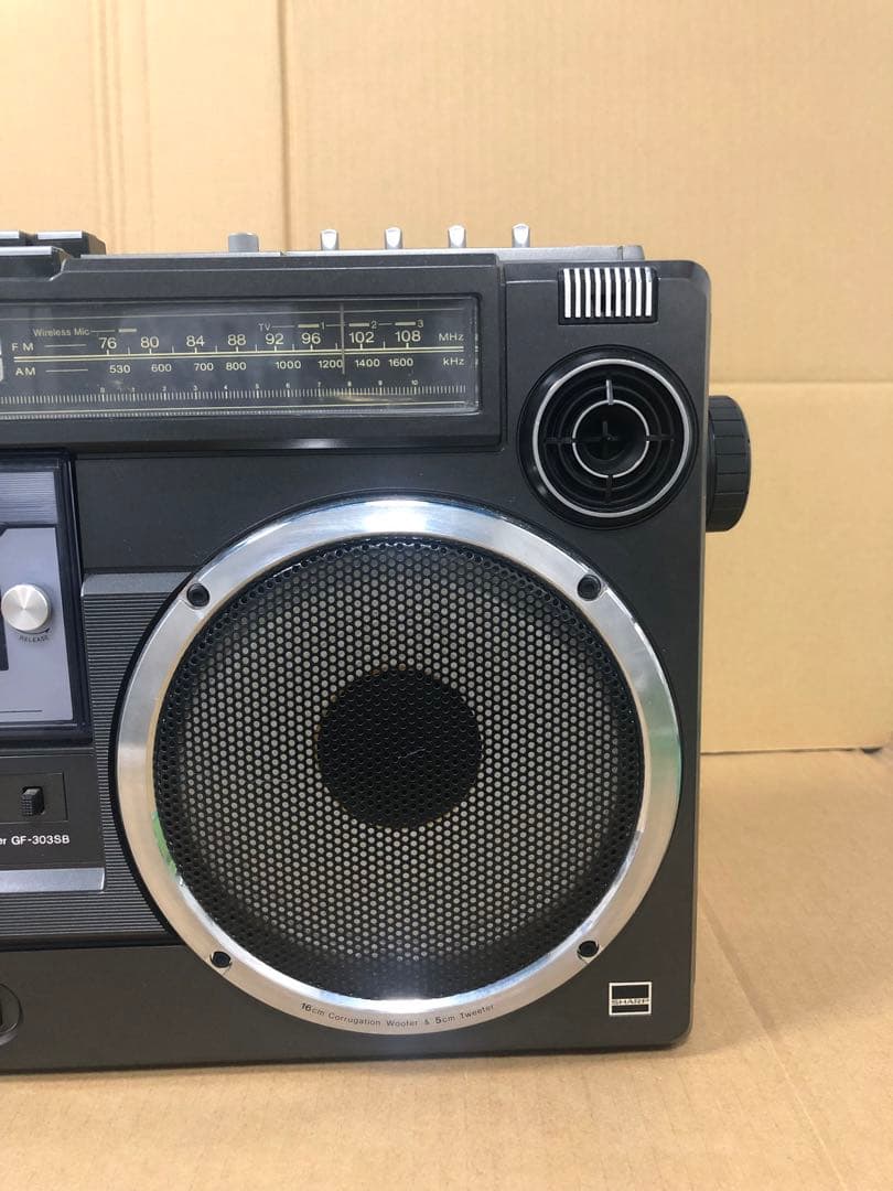 SHARP ラジカセ GF-303SB ジャンク扱い