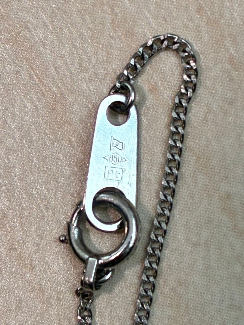 プラチナネックレス　Pt850 Pt900 ダイヤ