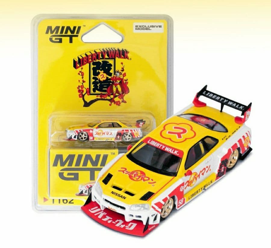 大阪オートメッセ限定300台 MINI GT リバティウォーク スッパイマン