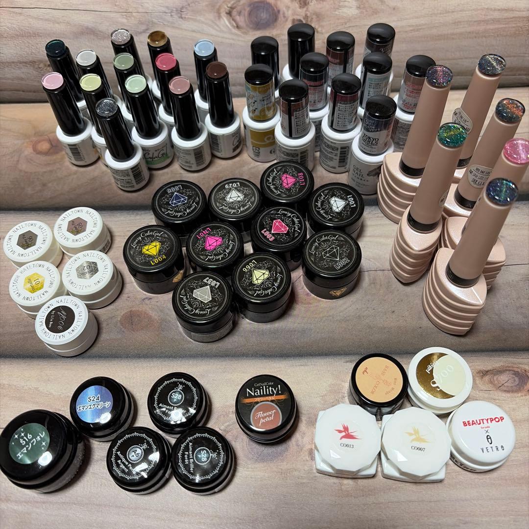 ジェルネイルカラー56色セット まとめ売り