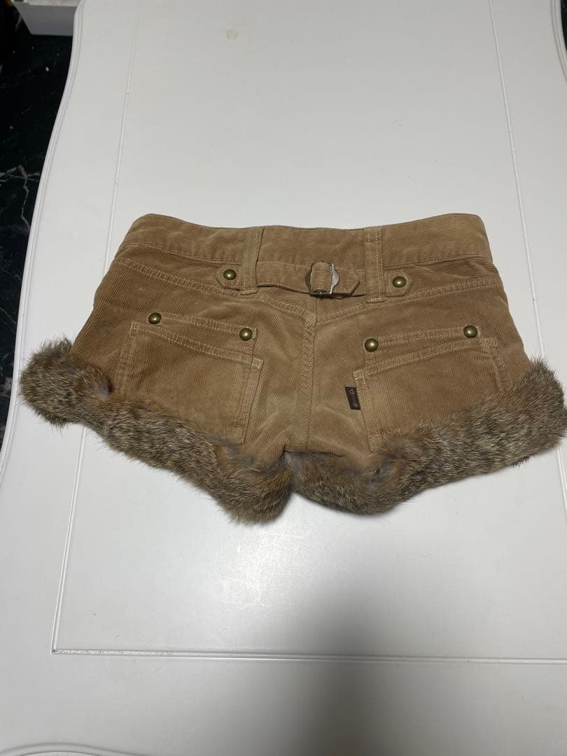 d.i.a美品！コーデュロイファーショーパン