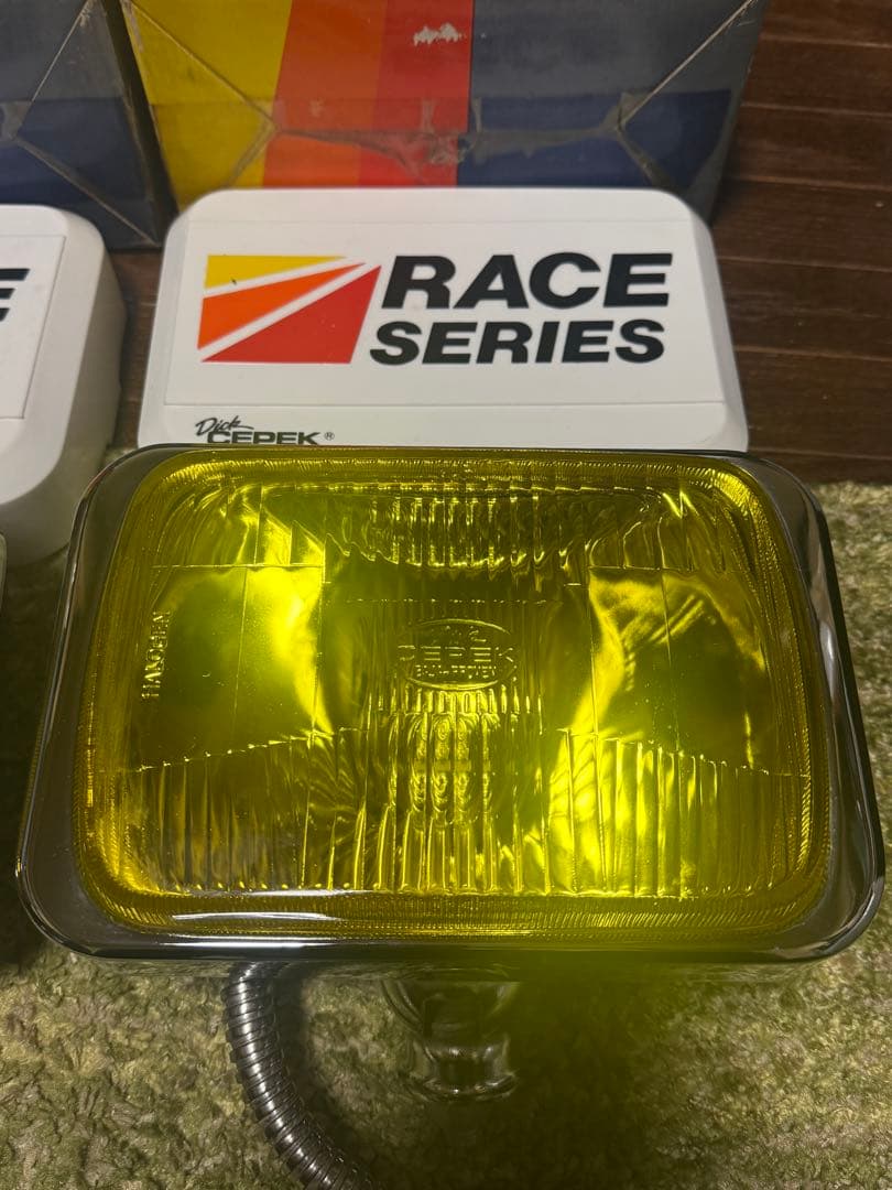 USDM ディック　シーペック フォグ フォグランプ カバー　 イエロー当時物