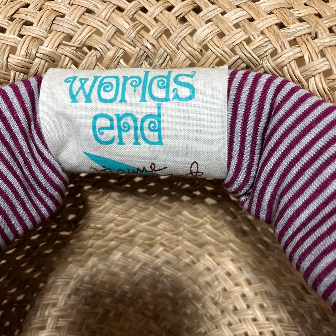 WORLD'S END ベージュ 麦わら帽子