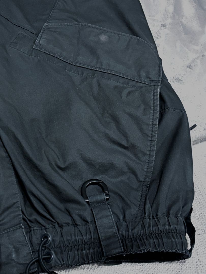 Y-3 RIPSTOP カーゴパンツ XS 黒 H63028