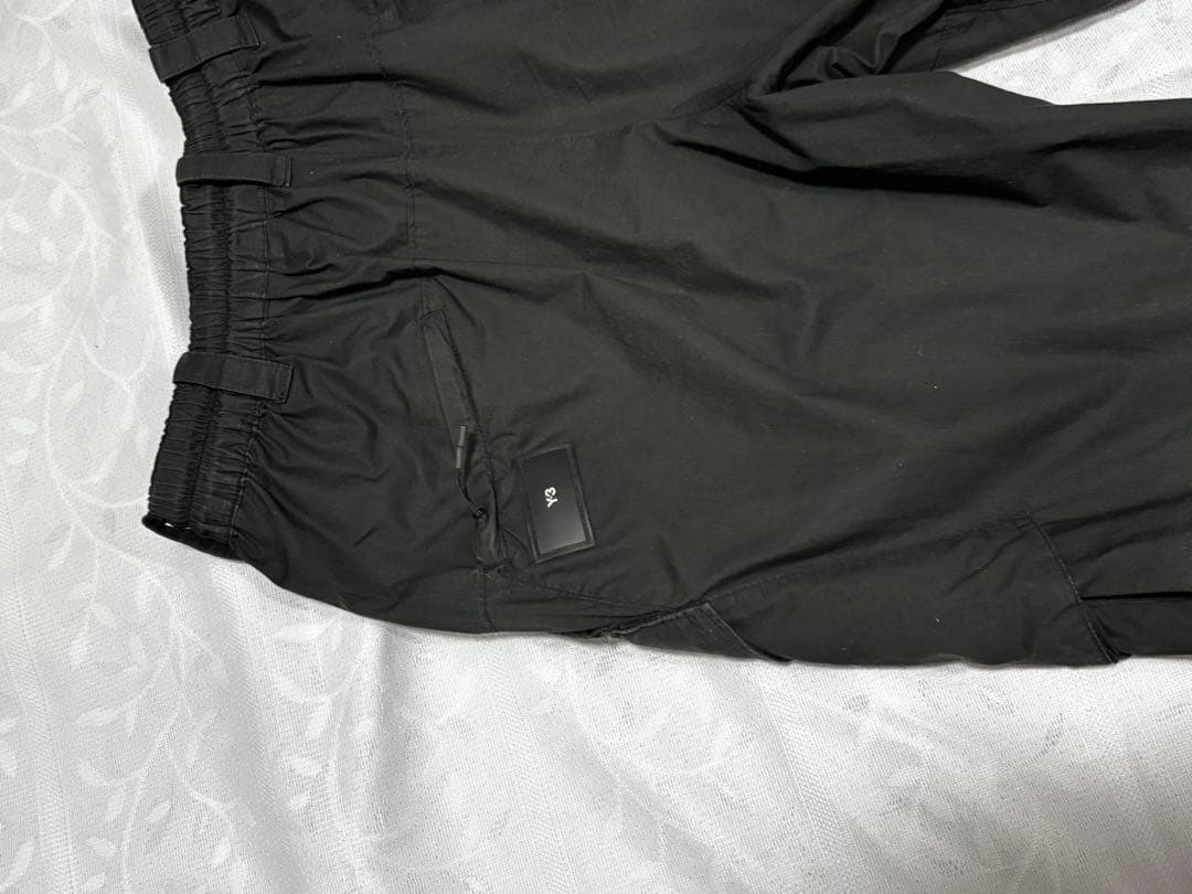 Y-3 RIPSTOP カーゴパンツ XS 黒 H63028