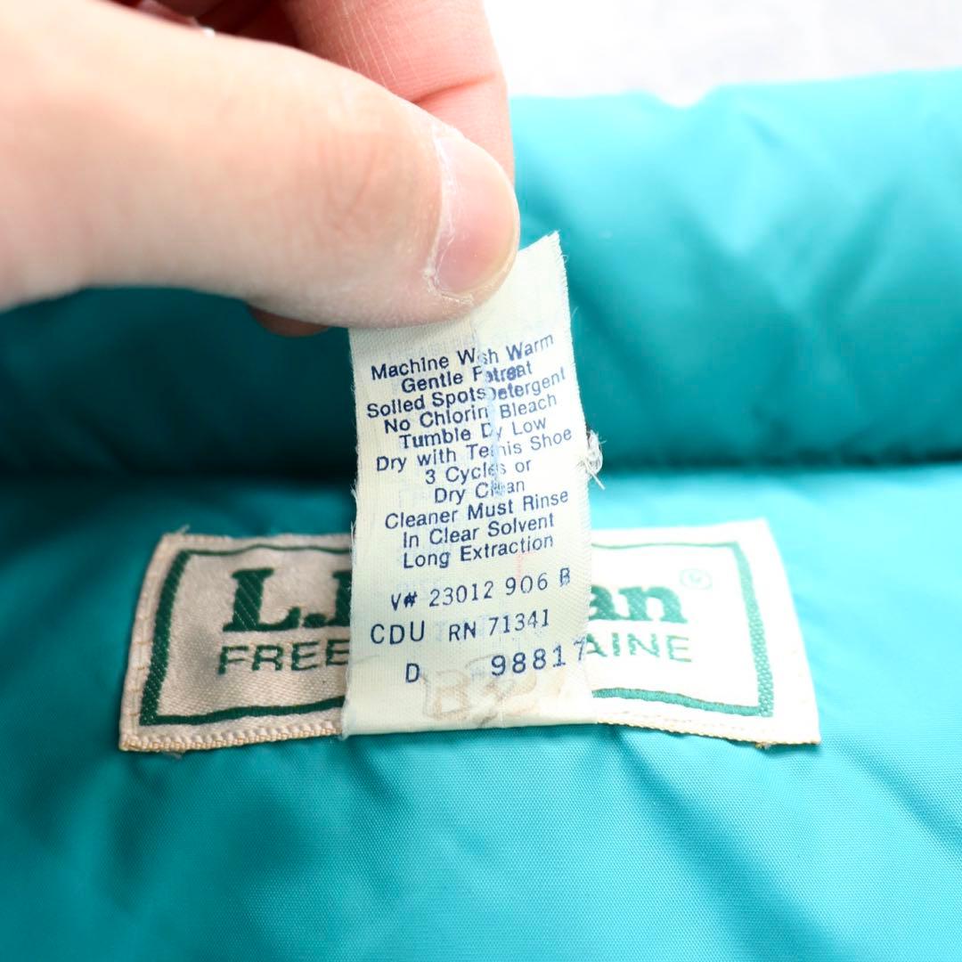 激レアカラー USA製 80s L.L. Bean エルエルビーン ダウンベスト