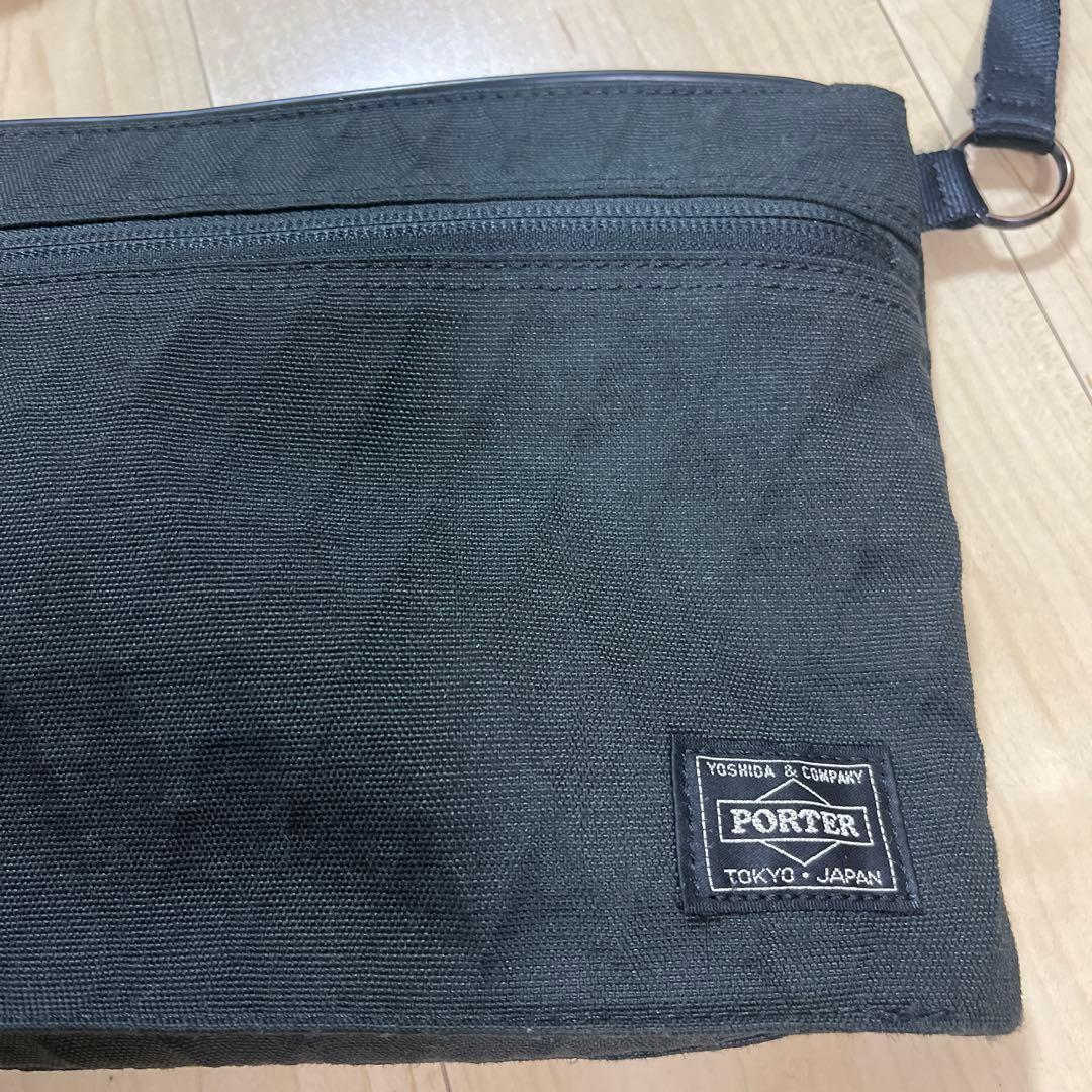 PORTER HYBRIDブラック サコッシュバッグ