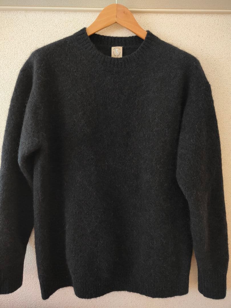 特別値下げ！【試着程度美品】アルパカ クルーネック ニットセーター【サイズL】