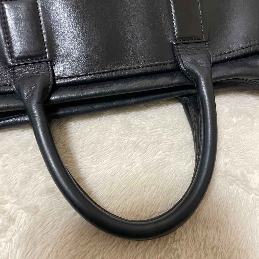【希少】PORTER オールレザー ブリーフケース A4収納 ブラック
