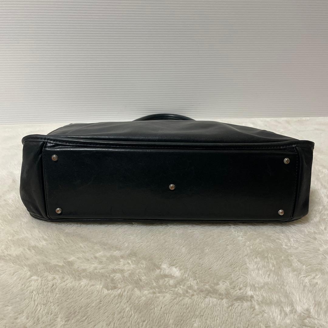 【希少】PORTER オールレザー ブリーフケース A4収納 ブラック