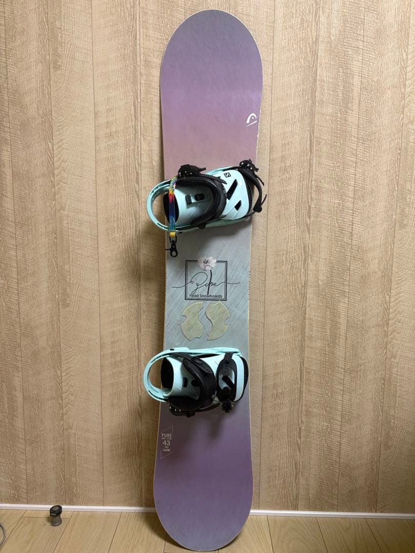 HEAD スノーボード PURE & SALOMONビンディングセット